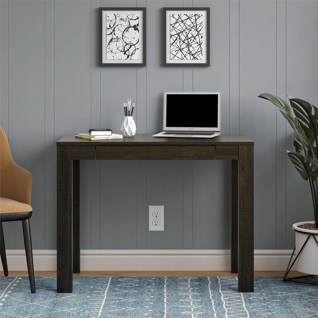 Espresso Parsons Desk X65066