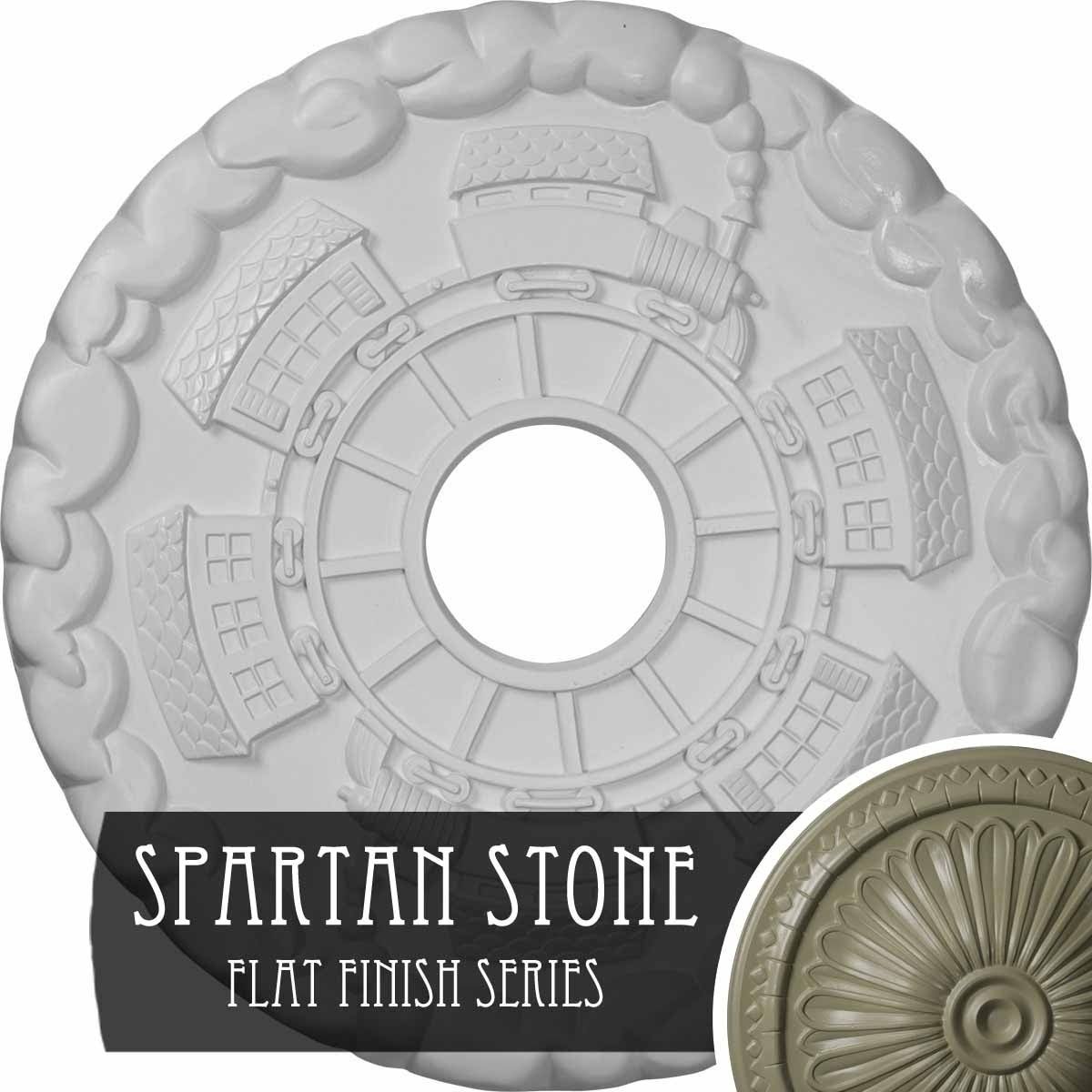 18 1/2x22OD x 3 7/8x22ID x 1x22P Ceiling Medallion F181163