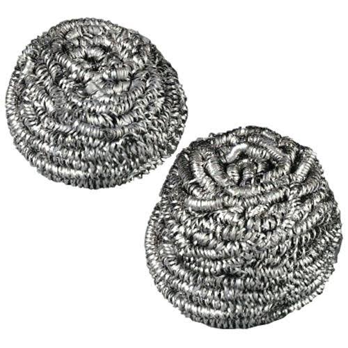 Stainless Steel Scrubbers, Medium, 72/Carton C492