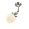 Brushed Satin Nickel Semi Flush Mount Light W702