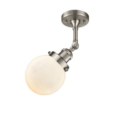Brushed Satin Nickel Semi Flush Mount Light W702