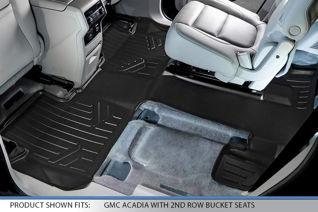 Custom Fit Floor Mats 3 Row Liner Set Black T61461