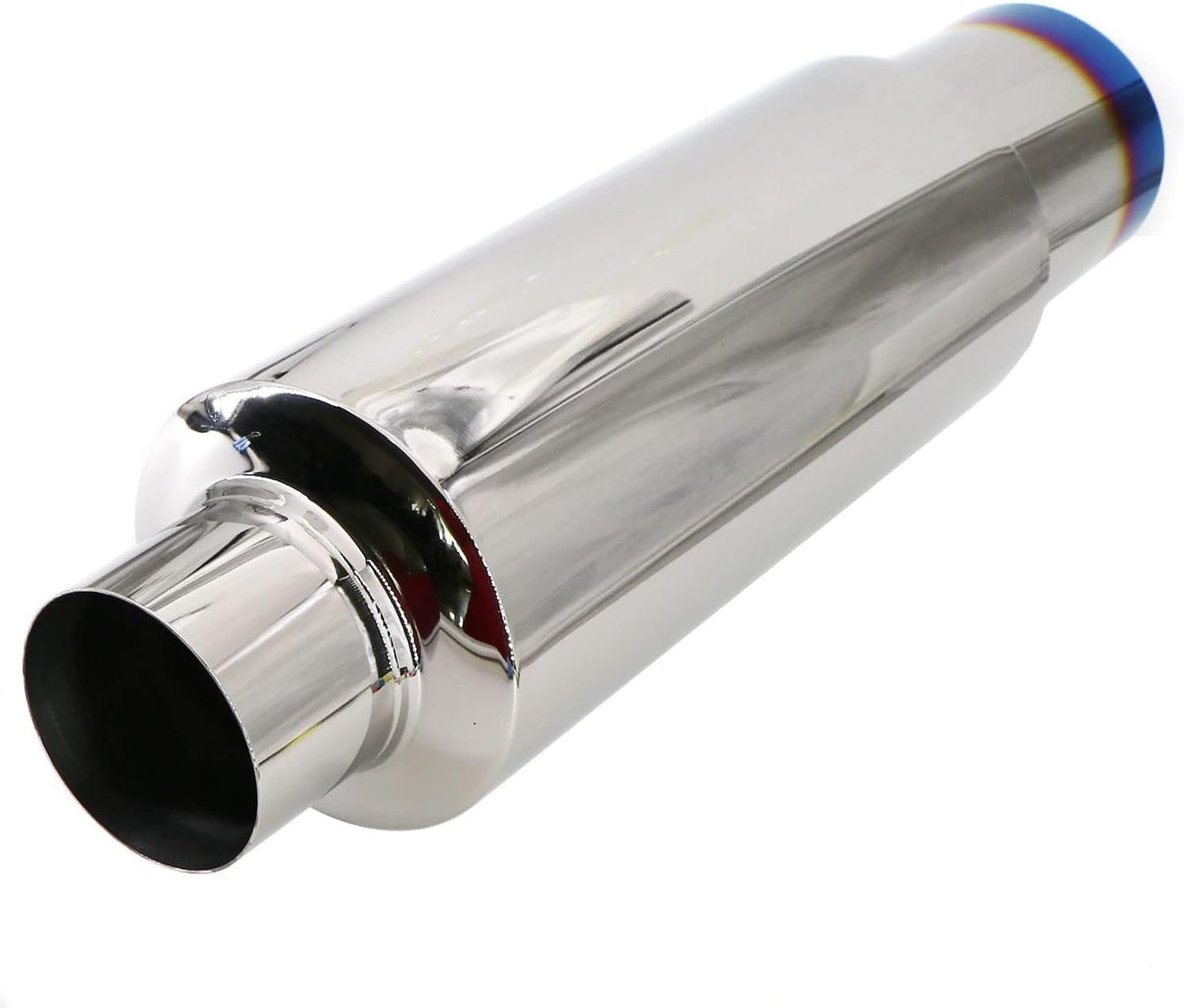 Blue Burnt Stainless Steel Exhaust Tip 18.5" Length Pack of 2 X91958