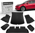 Black 3D All Weather Floor Mats for Tesla Model Y H436529