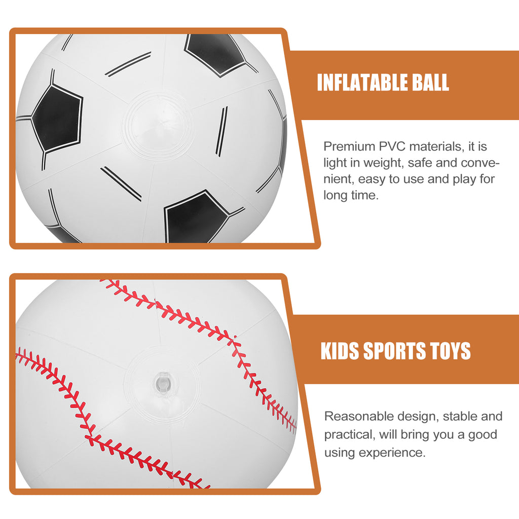 4 Pcs Inflatable Beach Ball Toys M5472