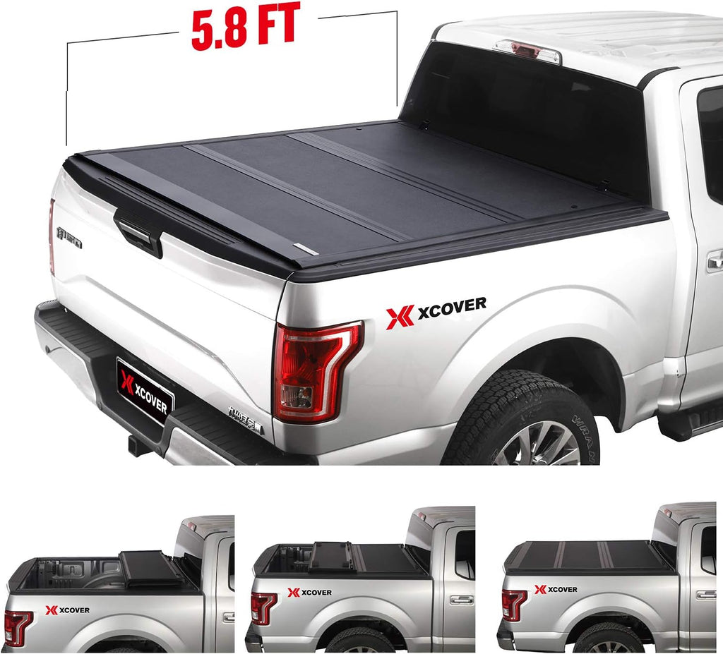 Low Profile Hard Folding Truck Bed Tonneau Cover R249