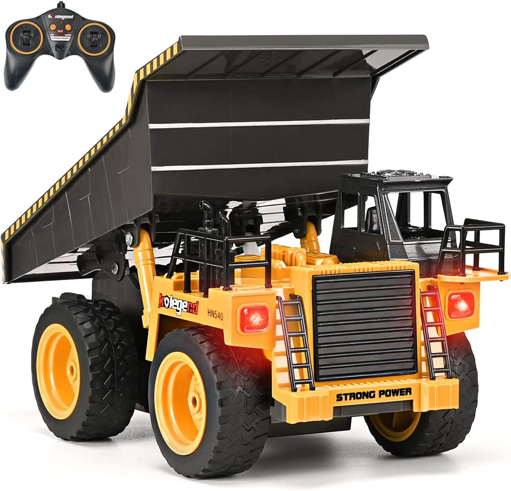 3 in 1 Remote Control Excavator with Metal Shovel, 15 Channel Construction Tractor B118444
