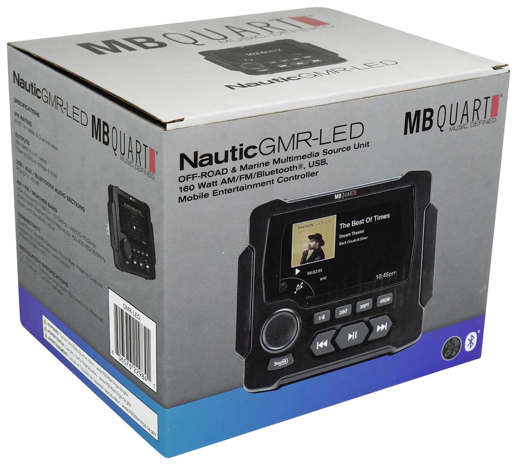Marine Bluetooth Receiver with 2 6.5" Speakers Q286347