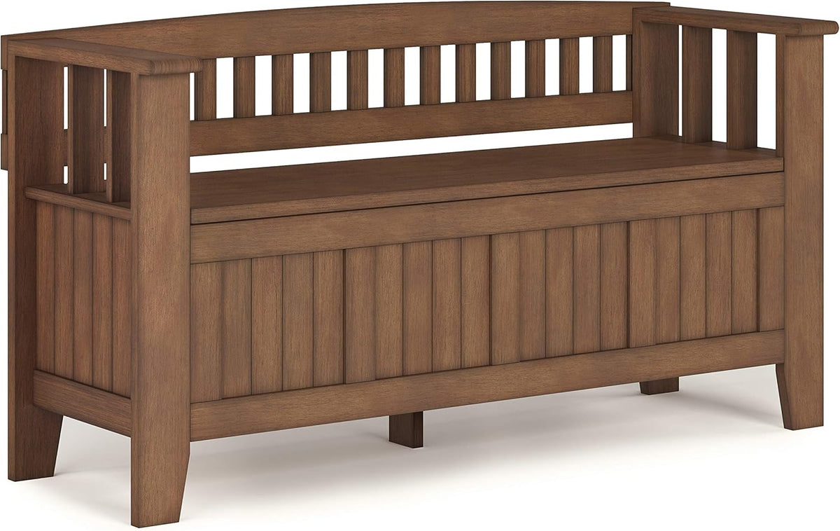 Solid Wood Storage Bench S889288