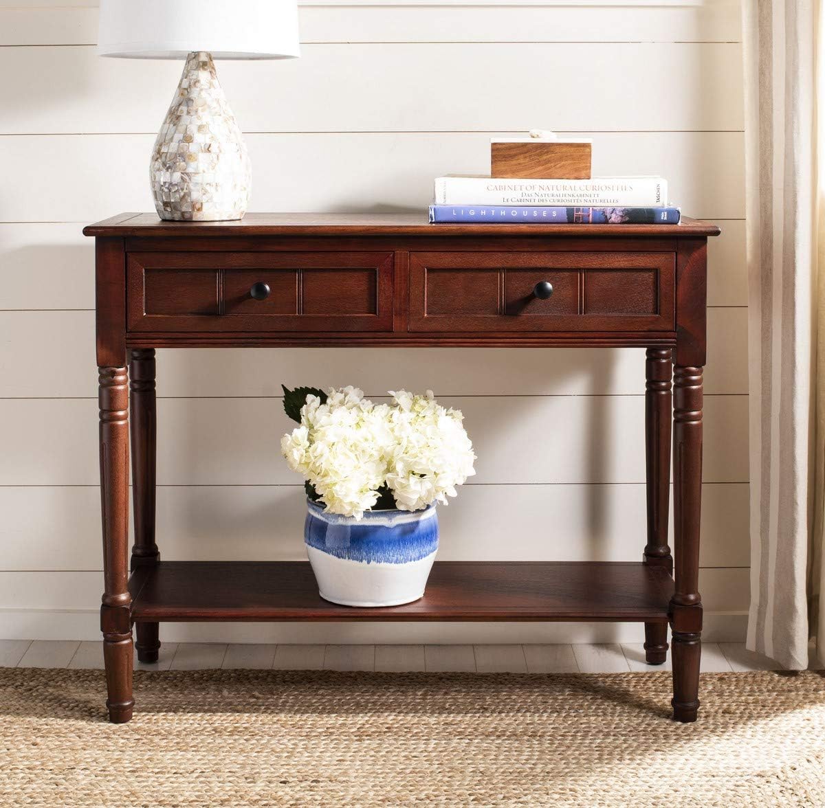 Red 2-Drawer Console Table M310