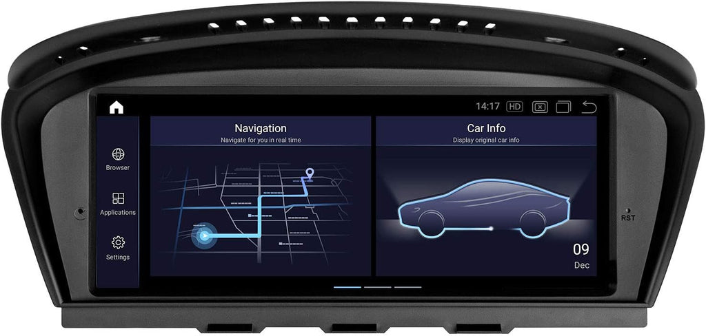 Blue Anti-Glare Vertical Screen 10.25 Android 11 Auto Carplay Snapdragon 662 8 Core 4+64GB for BMW E60 E61 CCC M833622