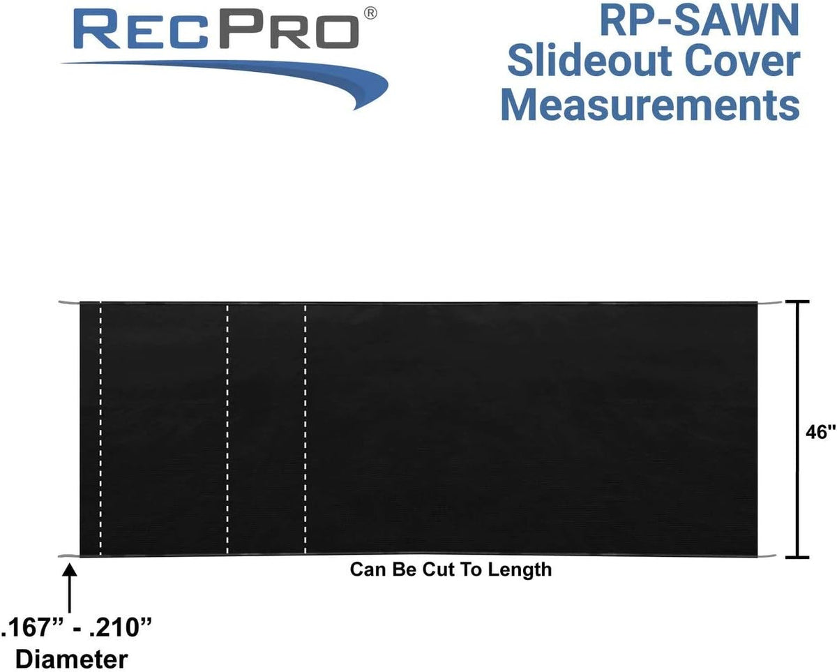 White Fabric Only RV Slide Out Awning Pack of 2 T888