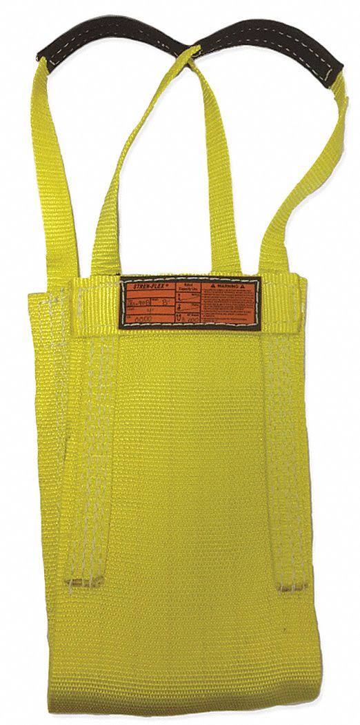Yellow 8 ft Web Cargo Basket Sling O452446