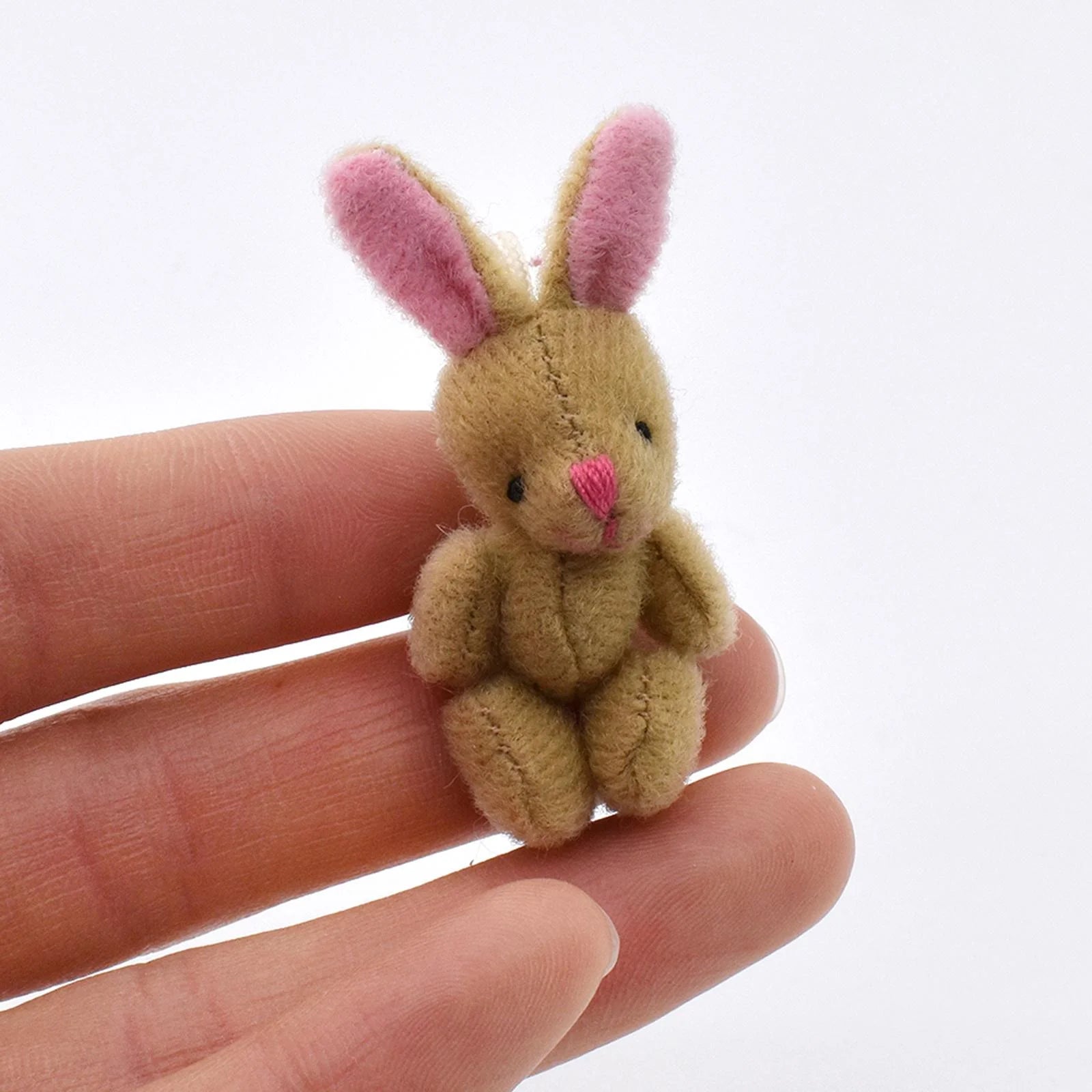 Mini Joint Bear/Rabbit Plush Dollhouse Decor Stuffed Toys Z14638