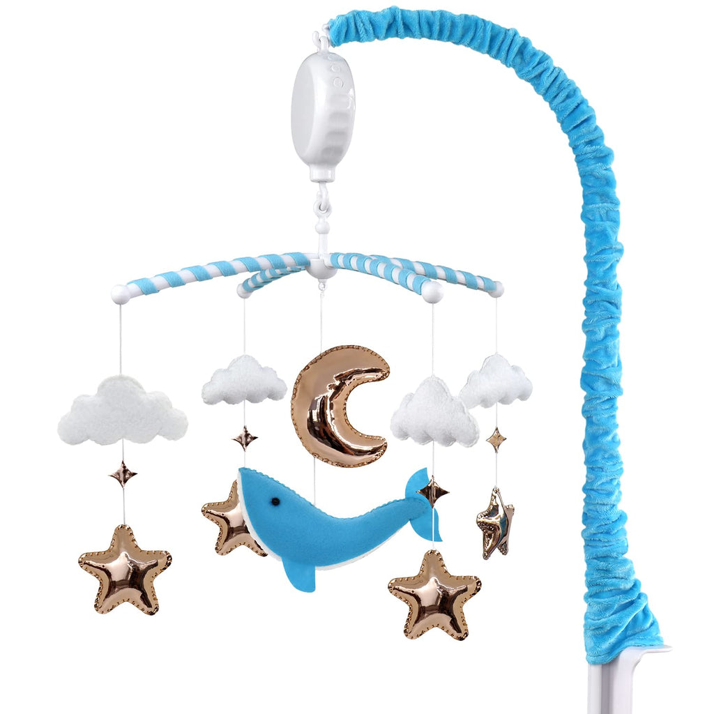 Ocean Whale Musical Crib Mobile with 15 Lullabies S86768