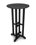 Black Frame Round Bar Table T6074