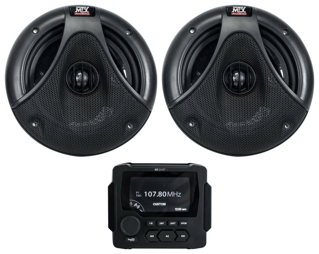 Marine Bluetooth Receiver with 2 6.5" Speakers Q286347
