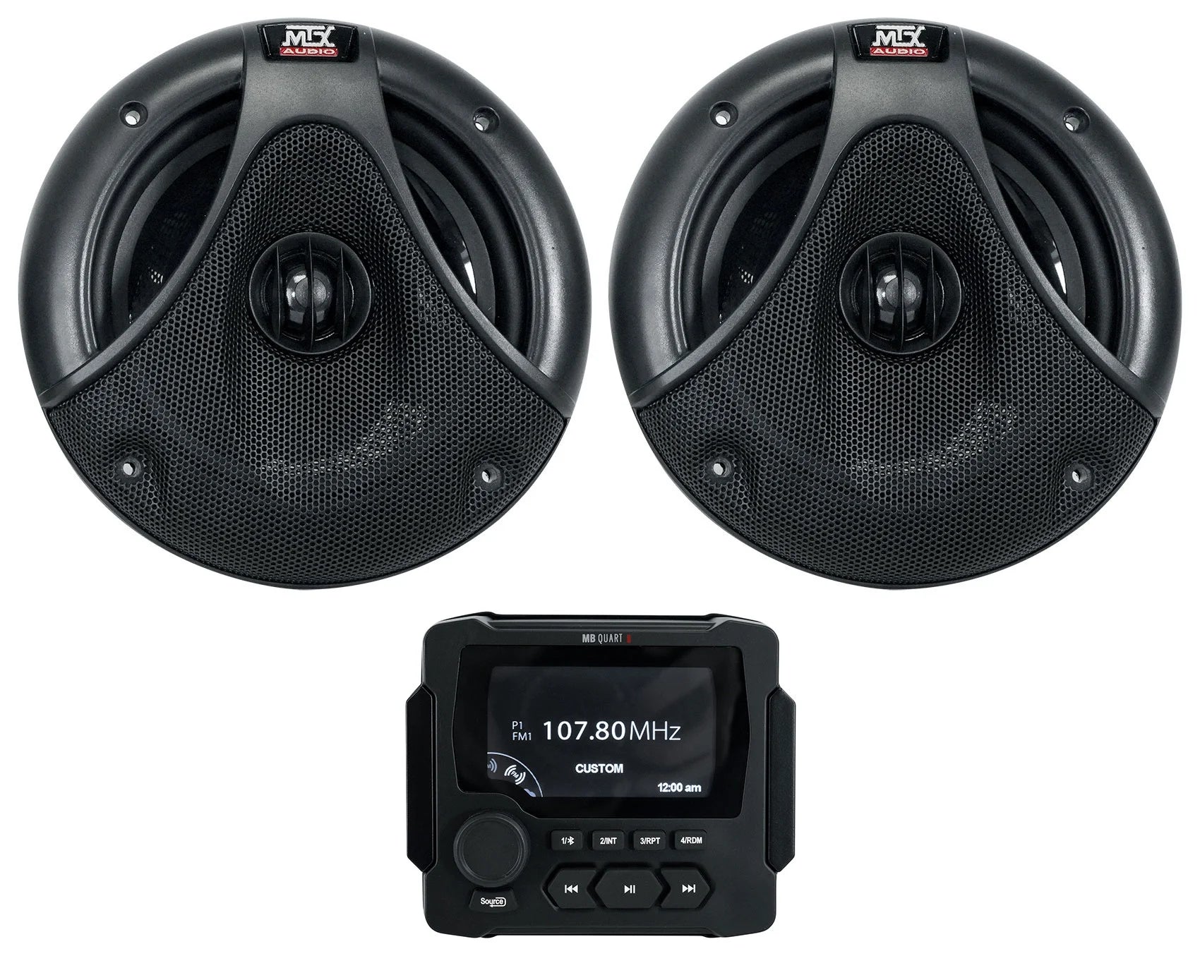 Marine Bluetooth Receiver with 2 6.5" Speakers Q286347