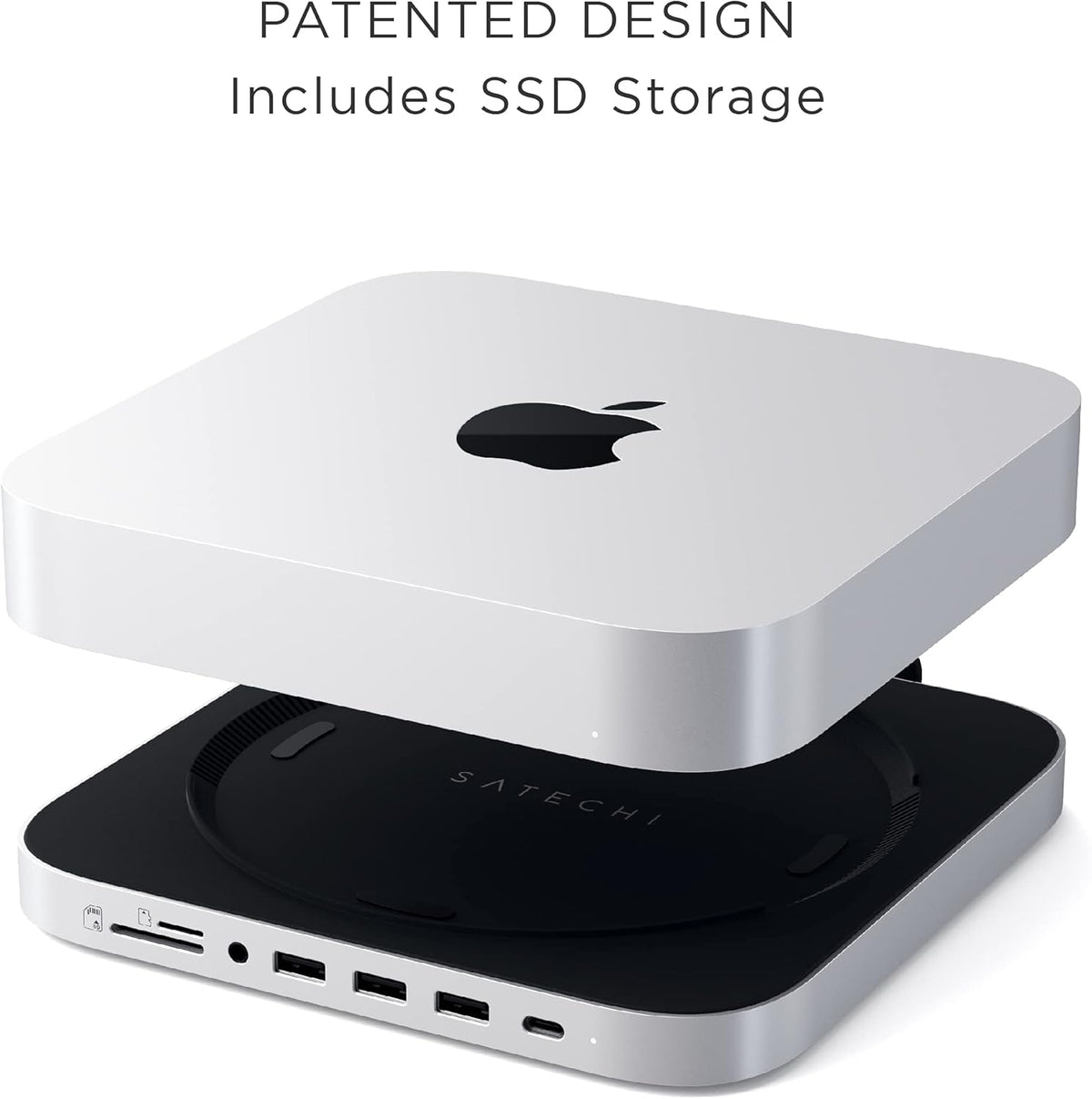Silver USB-C Stand & Hub with SSD Enclosure C9977