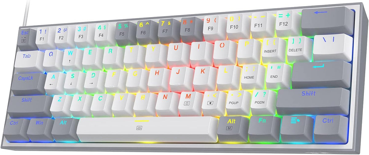 61 Keys Compact Wired RGB Mechanical Gaming Keyboard W947401