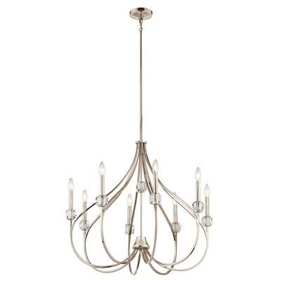 8-Light Candle Style Chandelier Q417