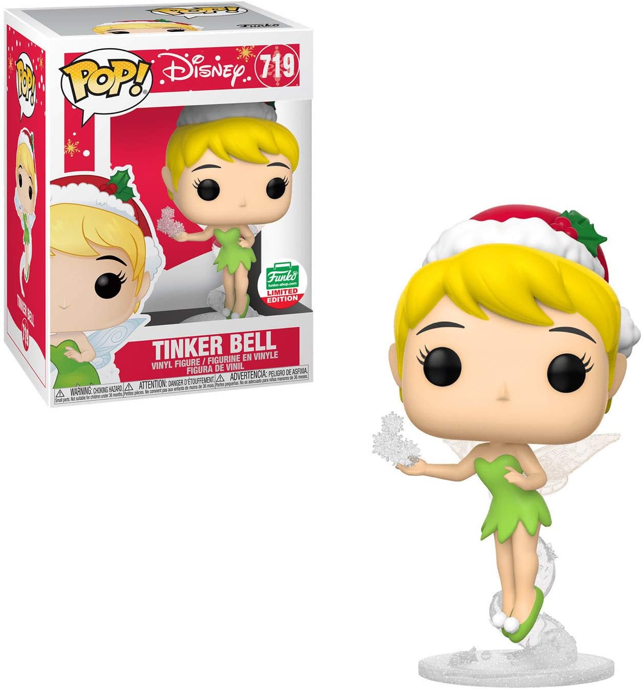Tinker Bell + Peter Pan + Captain Hook Pop! Figure Vinyl Characters 3 Items K878