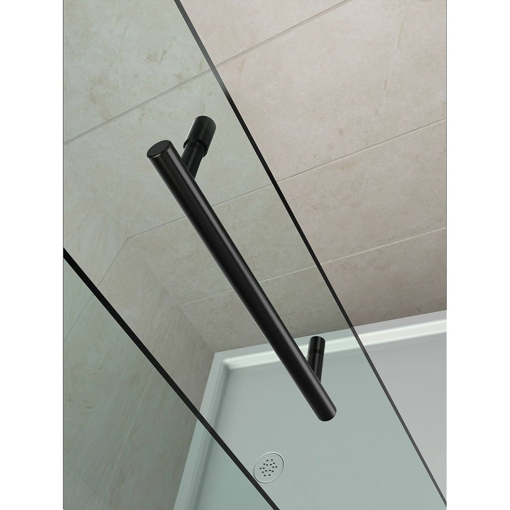 Chrome Frameless Square Shower Enclosure S3358