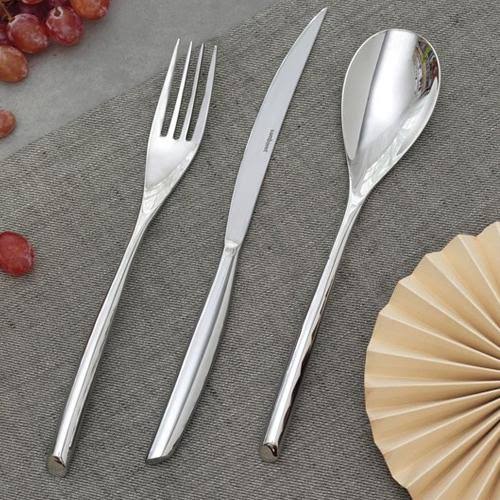 Bamboo Silverplated Soup Ladle G957