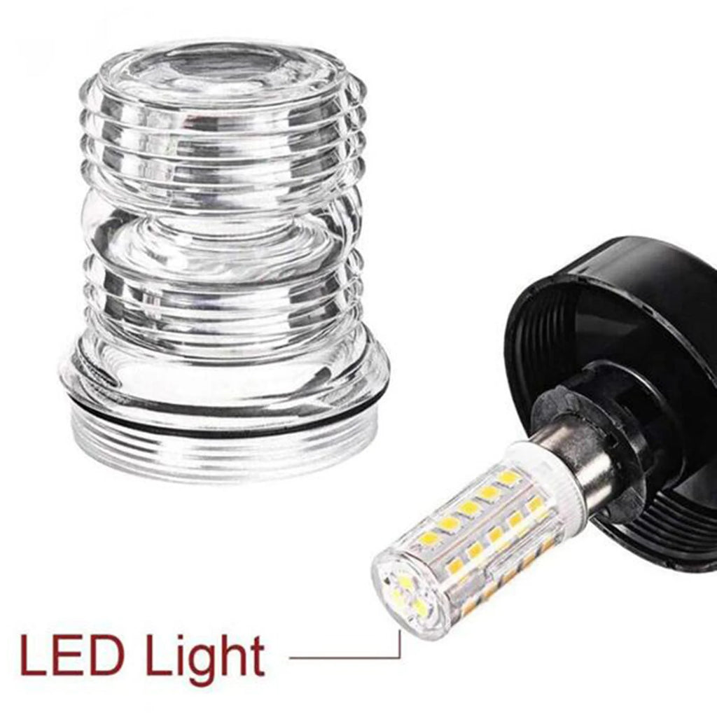 White 12-24V 360 Degree Signal Lights for Pontoon Boat K3124