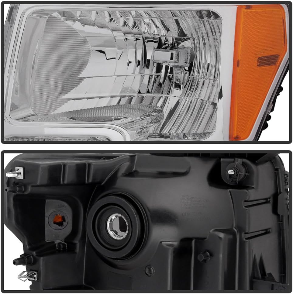 2009-2014 Ford F150 Pickup Headlights Headlamps Assembly Pair Set Y71018