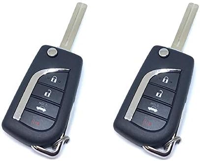 Set of 2 Flip Key Remote for 2018 Toyota Camry O437768