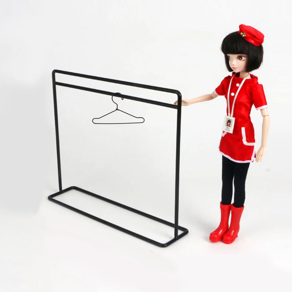 Miniature Doll Clothes Rack Hanger Furniture V30497