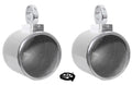 8" Chrome Swivel Wakeboard Tower Speaker Pods C12839