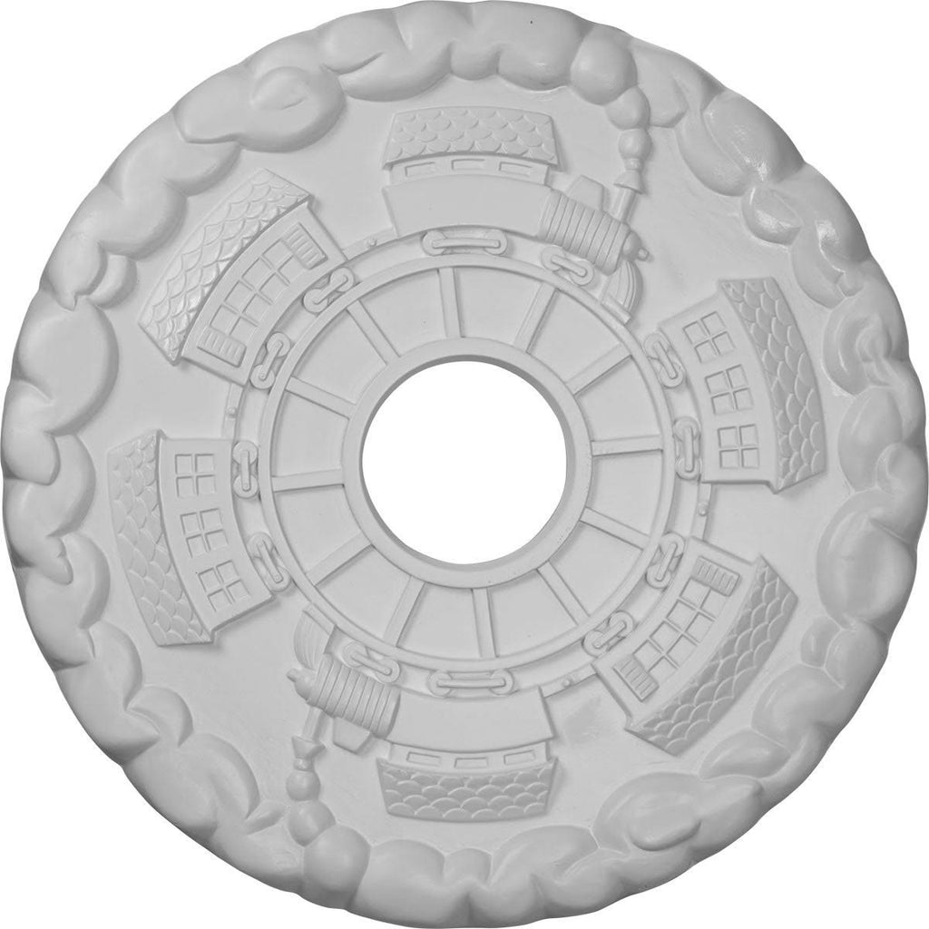 18 1/2x22OD x 3 7/8x22ID x 1x22P Ceiling Medallion F181163