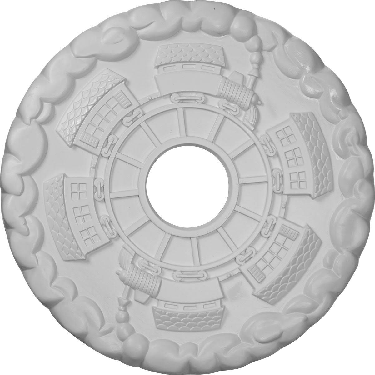 18 1/2x22OD x 3 7/8x22ID x 1x22P Ceiling Medallion F181163