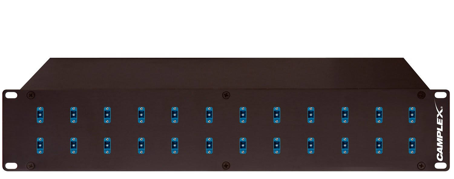 24-Port SC to SC Optic Fiber Feedthru Rackmount Cabinet P8302