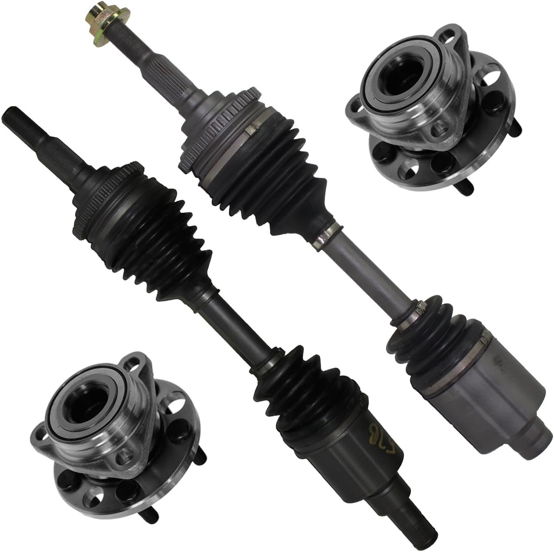 4-Piece Front Suspension Kit with 2 Wheel Hubs U245