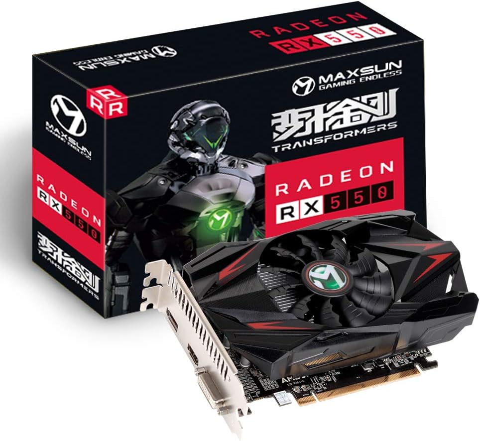 AMD Radeon RX 550 4GB GDDR5 ITX Video Graphics Card T63981