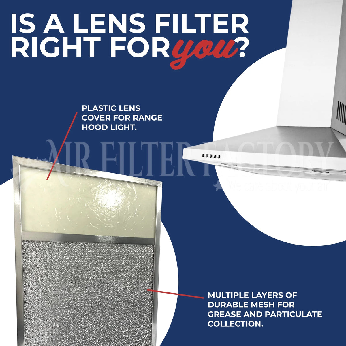 2-Pack Aluminum Range Hood Grease Filters N93693