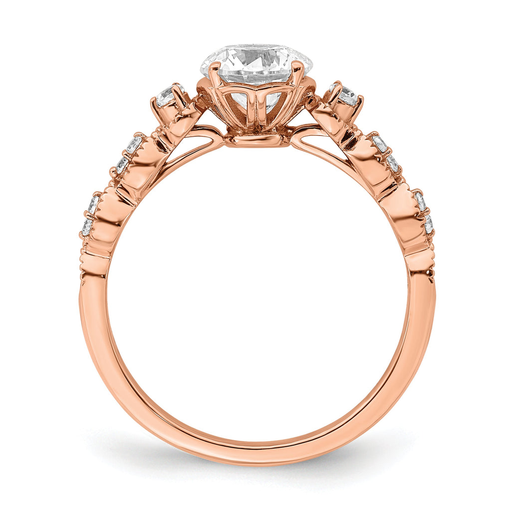 14k Rose Gold Ring P40431