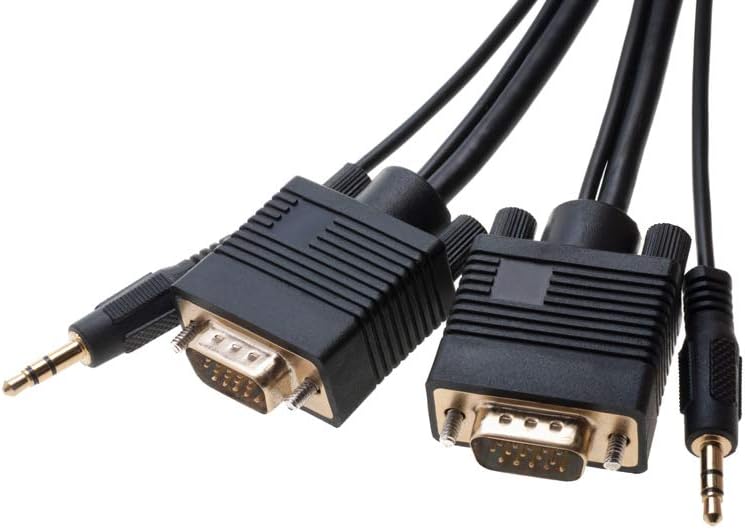 6FT SVGA + Audio Monitor Cable, Male to Male G413