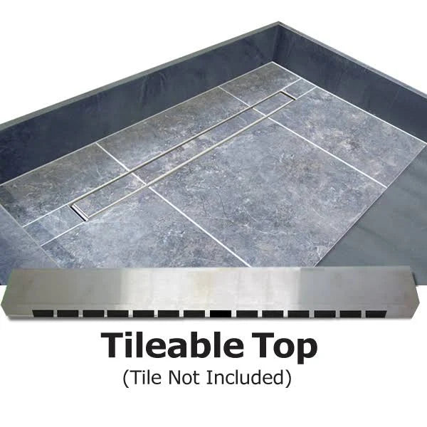 48x22 x 34x22 Double Threshold Shower Base with Drain X419