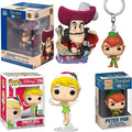 Tinker Bell + Peter Pan + Captain Hook Pop! Figure Vinyl Characters 3 Items K878