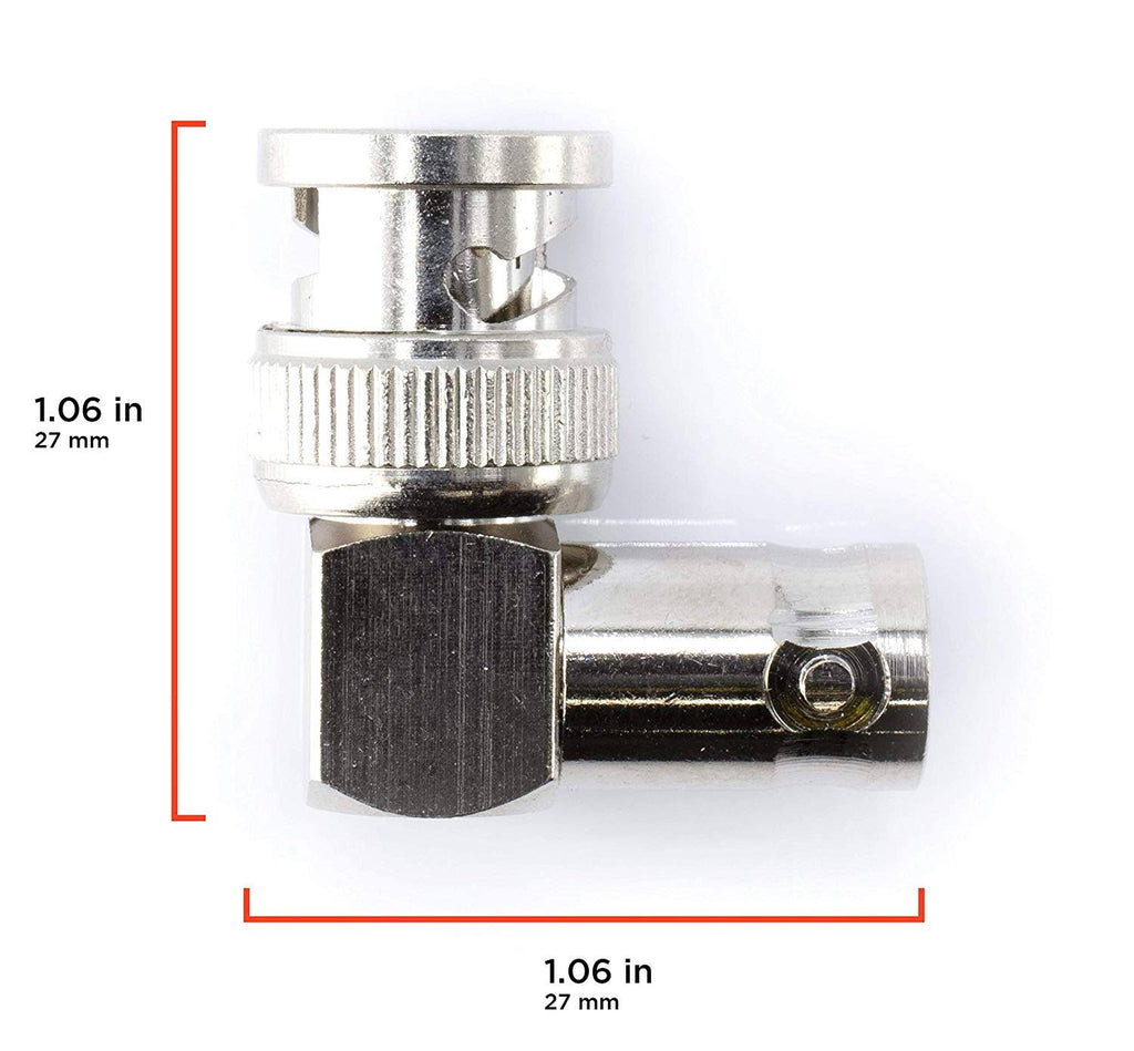 BNC Male to Female Elbow Adapter – 100 Pcs O550870