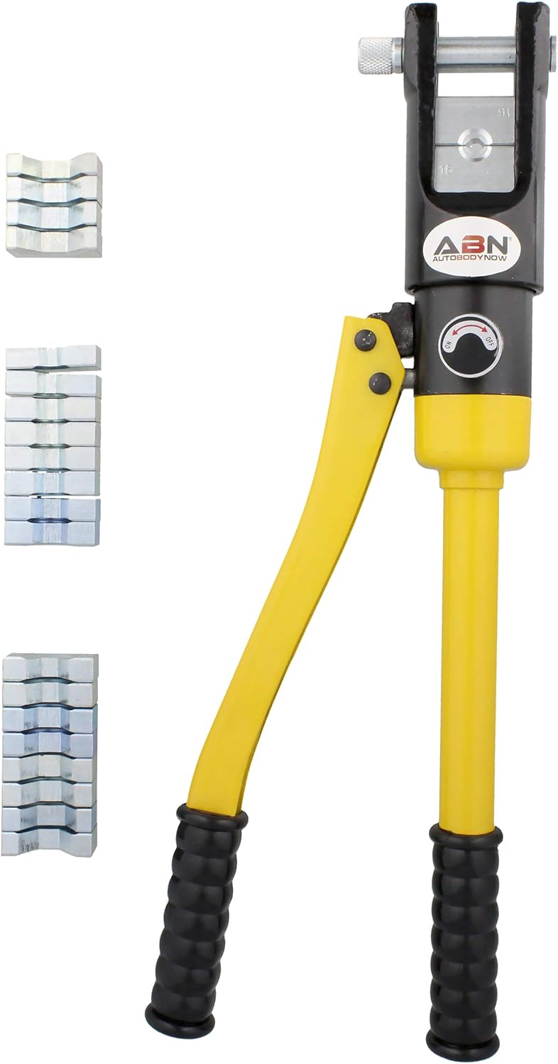 16 Ton Hydraulic Cable Crimper with 11 Crimper Dies J58724