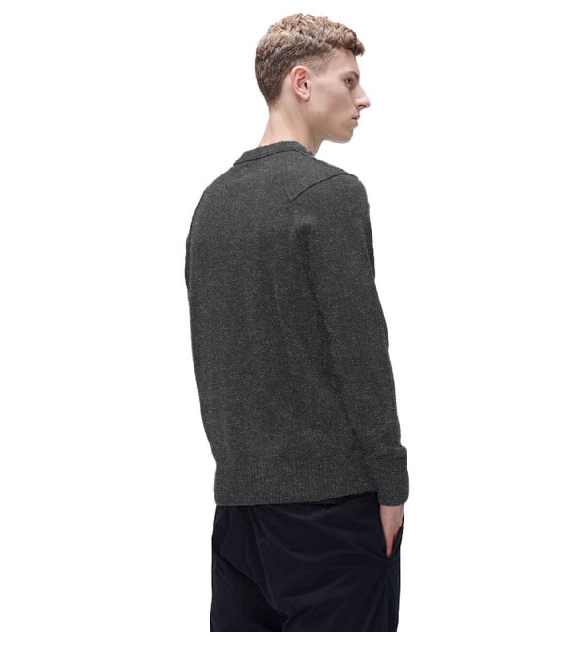 Melange Grey Crewneck Jumper W4464
