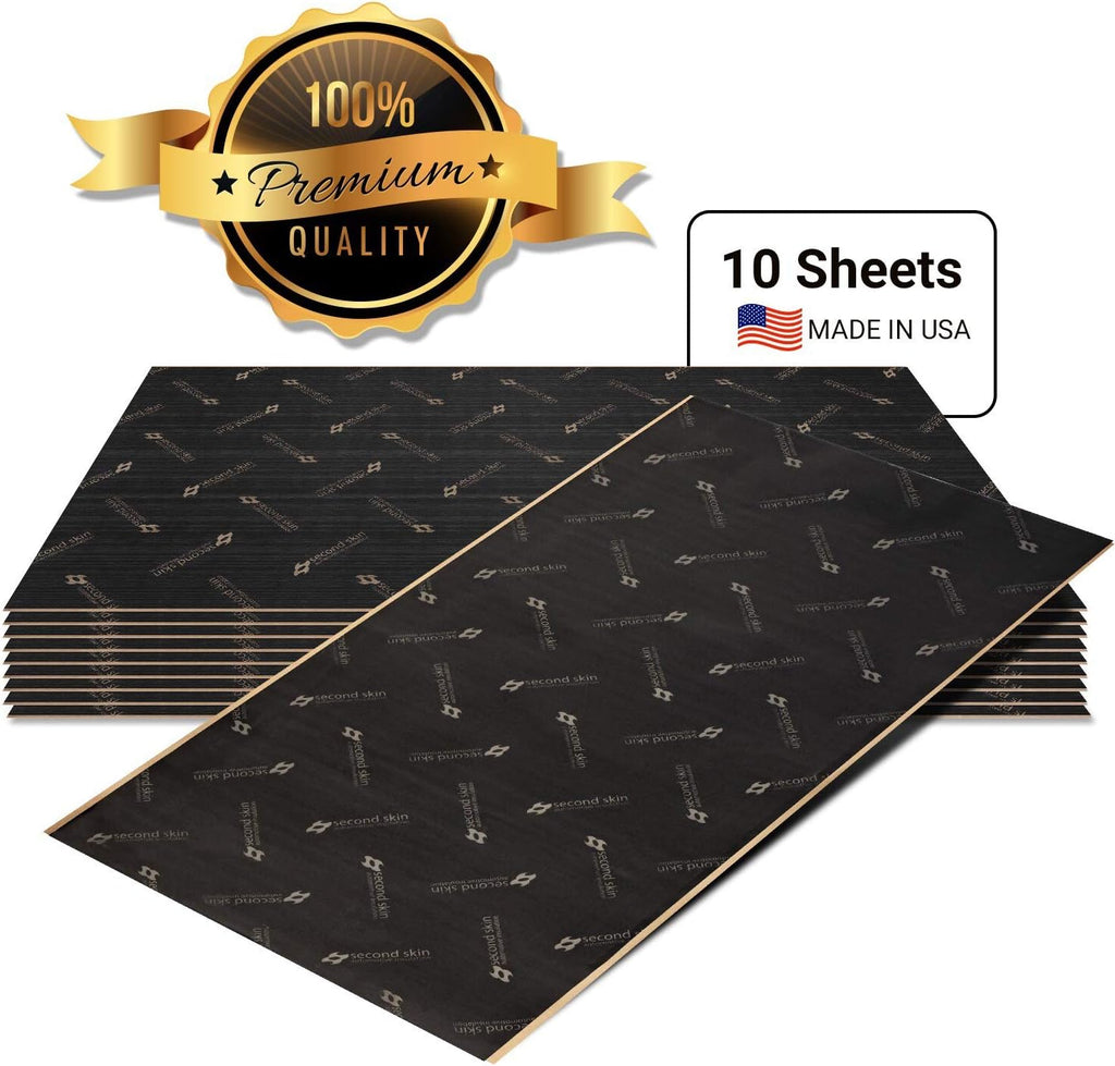Butyl Rubber Car Sound Deadening Mat (1mm, 20 Sq Ft, 10 Sheets) S515774