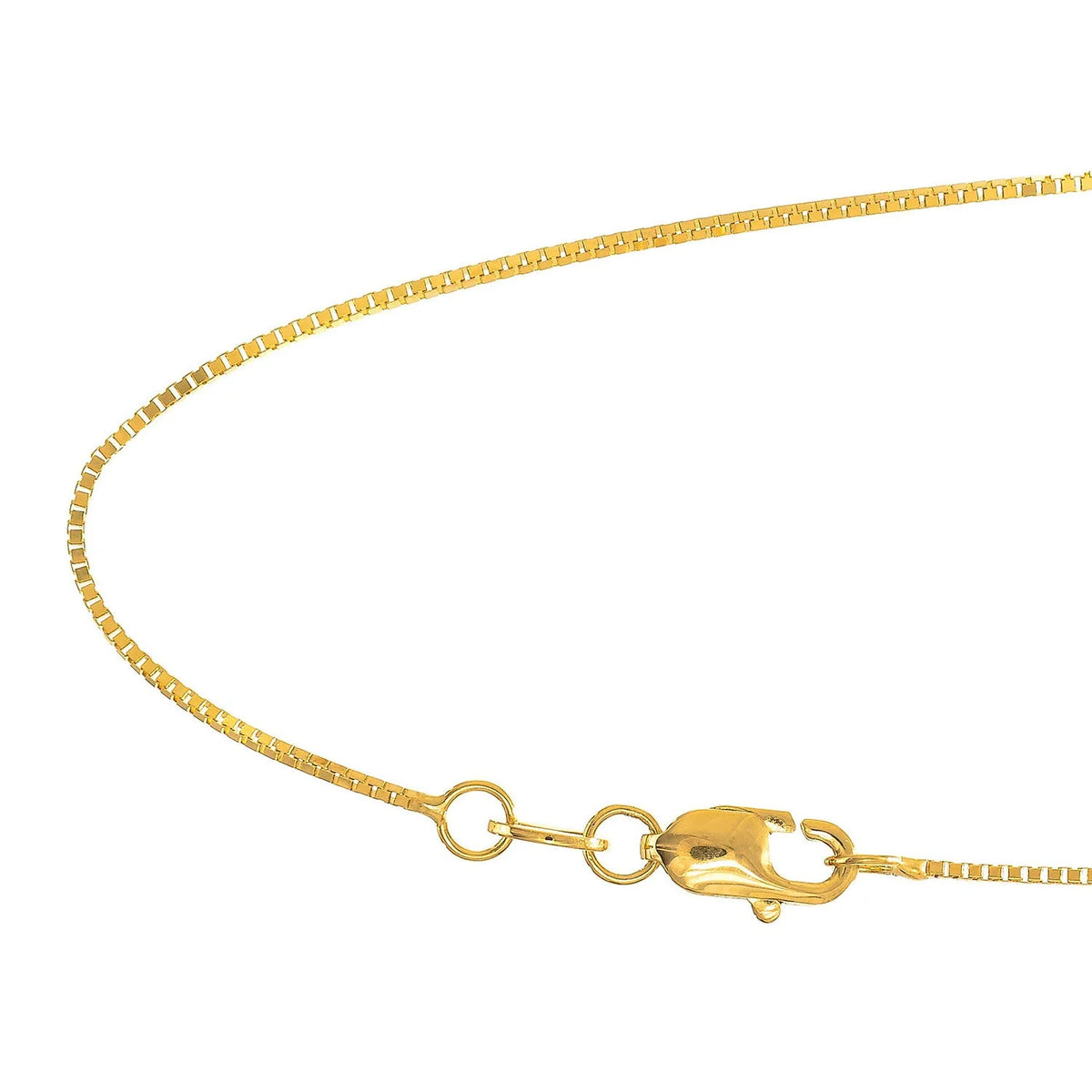 14k 20" Yellow Gold Box Chain with Lobster Clasp R510867