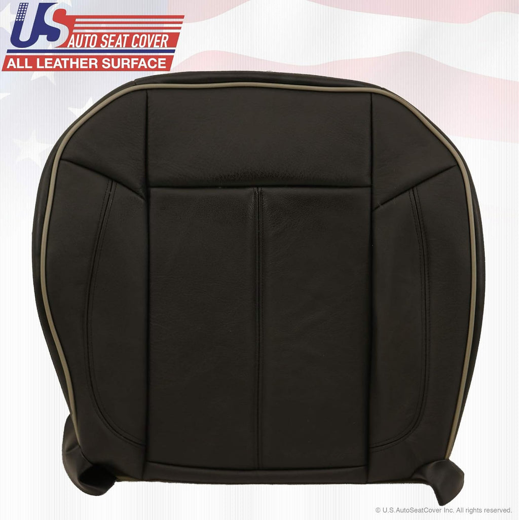 Black Leather Seat Cover P4848