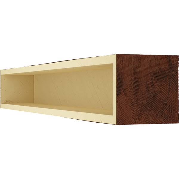 Knotty Pine Faux Wood Fireplace Mantel Natural Pecan N562